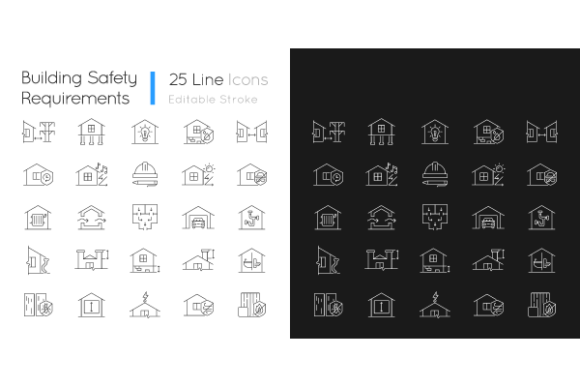 Building Safety Icons Bundle