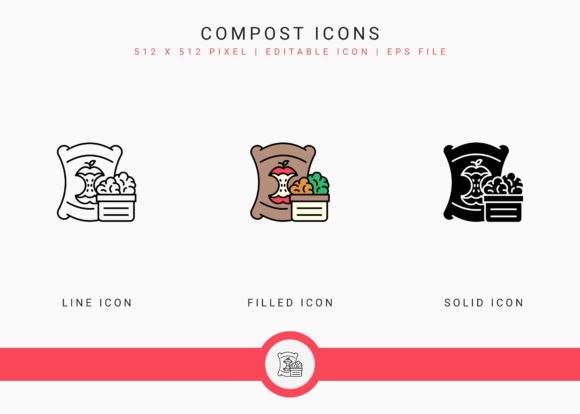 Compost Icons Set Review for Real Projects