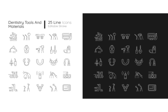 Dentistry Tools Graphics for Modern Branding