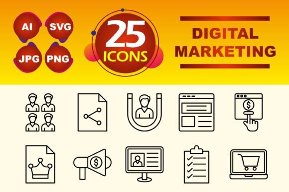 Digital Marketing Graphics for Modern Branding