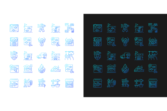 Fishing Industry Graphics for Modern Branding