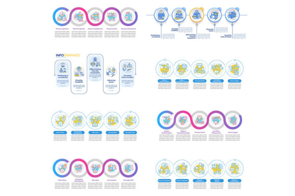 Personal Brand Tasks Vector Infographics Graphics
