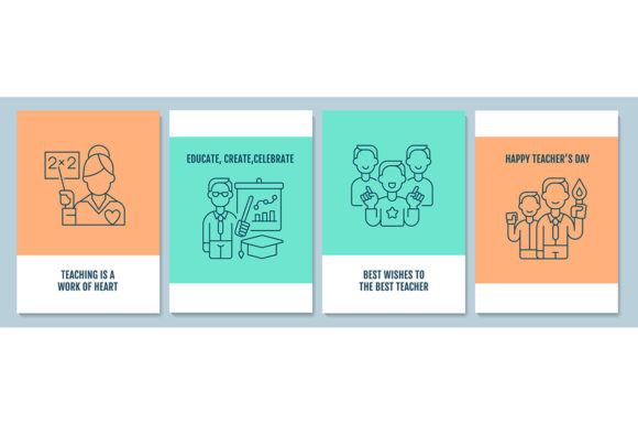 Teachers Day Graphics for Modern Content Publishing