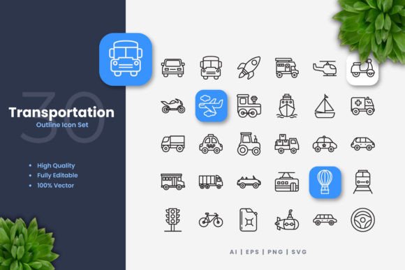 Transportation Graphics for Crafters