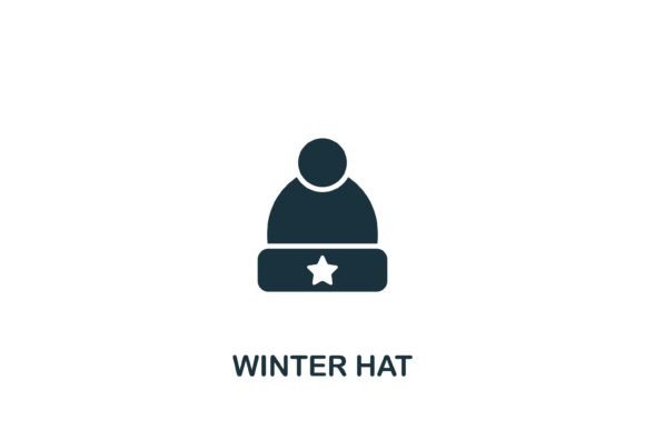 Winter Hat Icon: A Versatile Graphic Design Asset